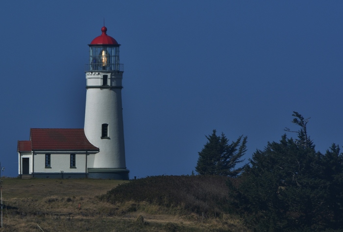 lighthouse on hill